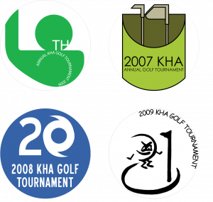 KHA golf logos